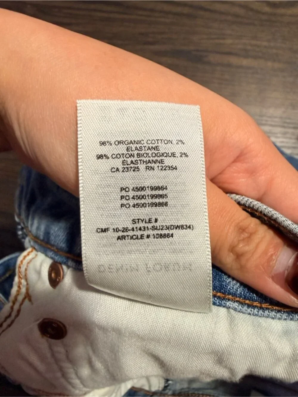 Aritzia Denim Forum The '50s Arlo Hi-Rise Denim Short size 26